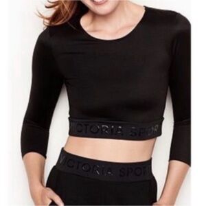 Victoria's Secret Black Crop Top